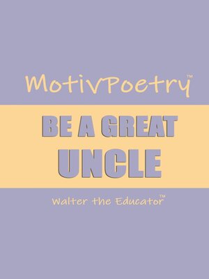 cover image of Be a Great Uncle